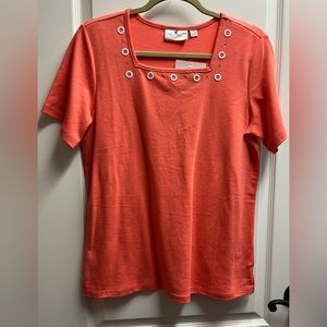 Quacker Factory NWT Embellished Top Size 8